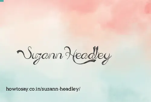 Suzann Headley