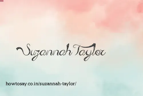 Suzannah Taylor