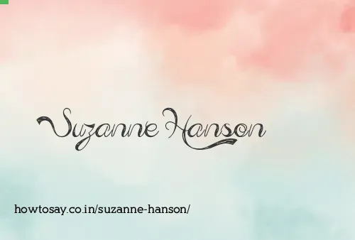 Suzanne Hanson