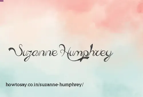 Suzanne Humphrey
