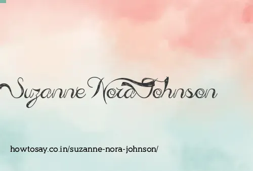 Suzanne Nora Johnson