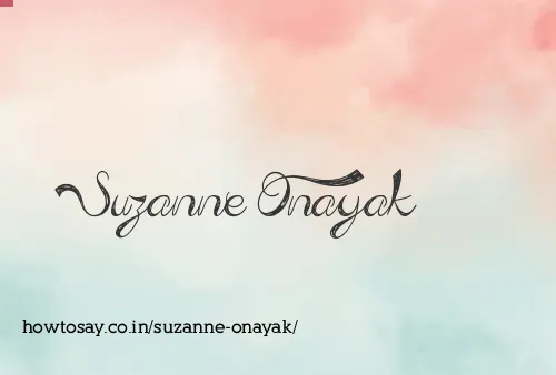 Suzanne Onayak