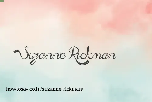 Suzanne Rickman