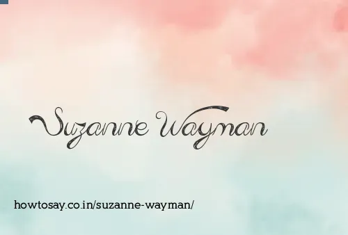 Suzanne Wayman