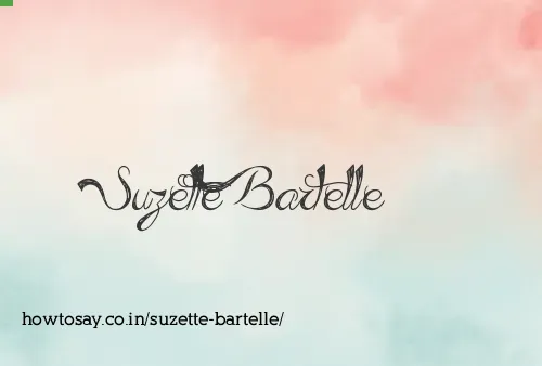 Suzette Bartelle