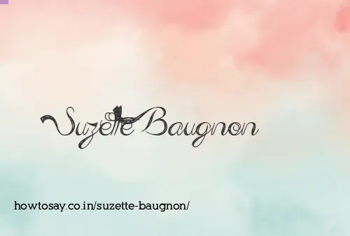 Suzette Baugnon