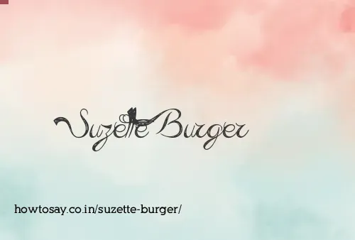 Suzette Burger