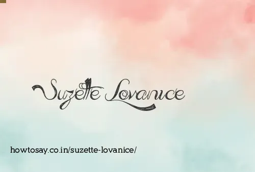 Suzette Lovanice