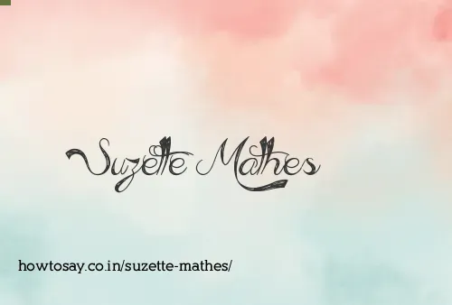 Suzette Mathes