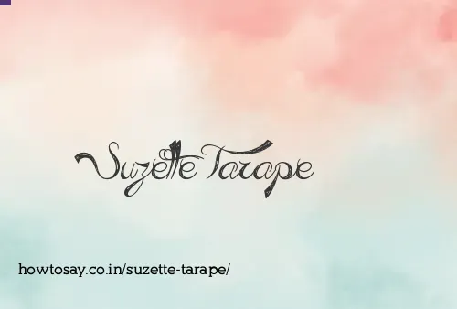 Suzette Tarape