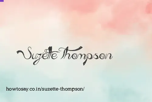 Suzette Thompson