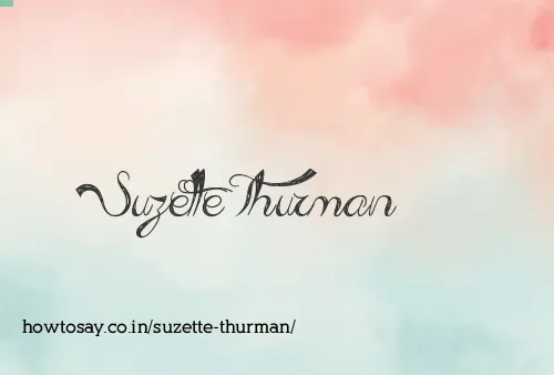 Suzette Thurman