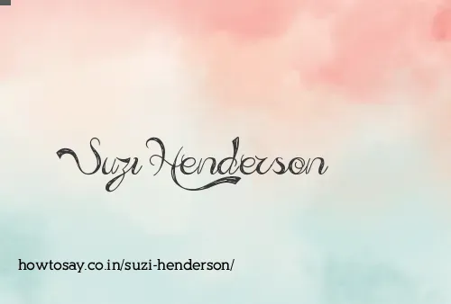 Suzi Henderson