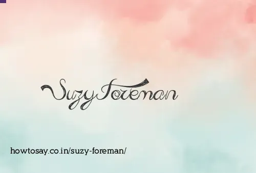 Suzy Foreman
