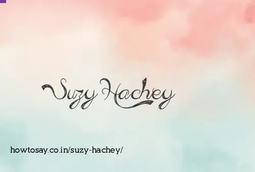 Suzy Hachey