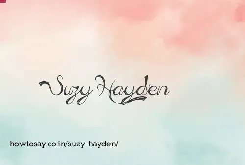 Suzy Hayden