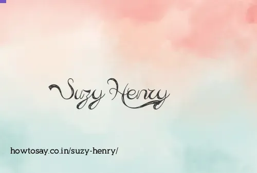 Suzy Henry
