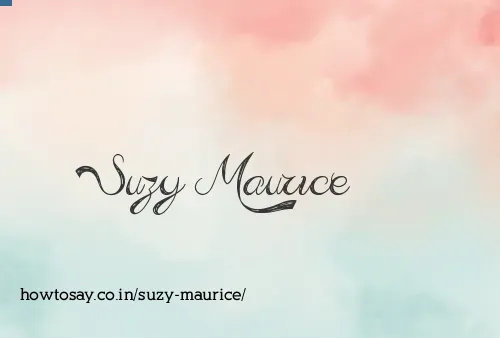 Suzy Maurice
