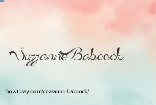 Suzzanne Babcock