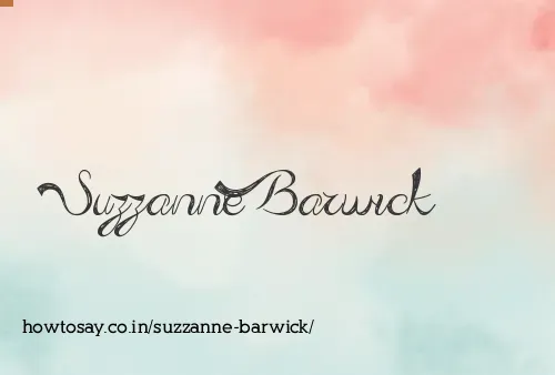 Suzzanne Barwick