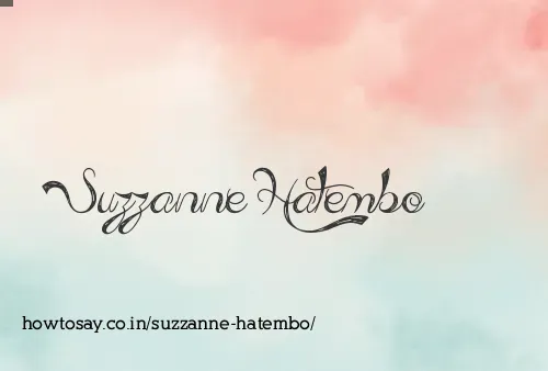 Suzzanne Hatembo