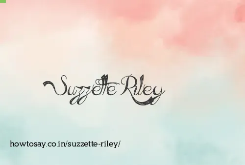 Suzzette Riley