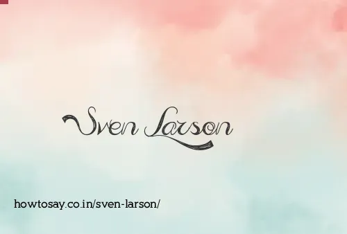 Sven Larson