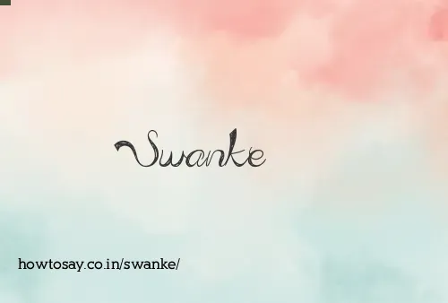 Swanke