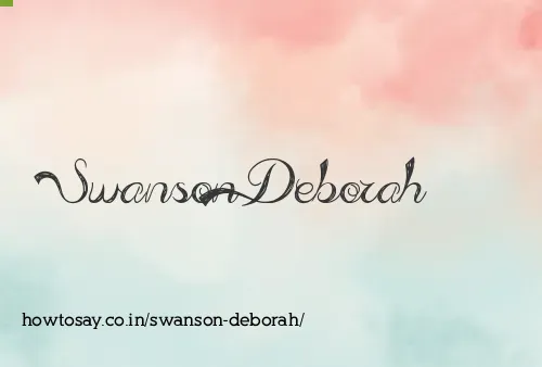 Swanson Deborah