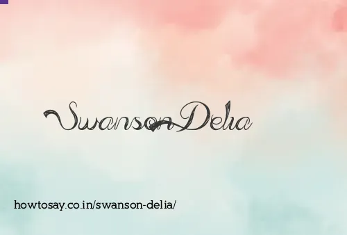 Swanson Delia