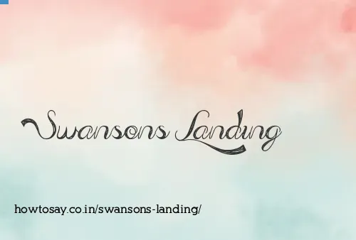 Swansons Landing