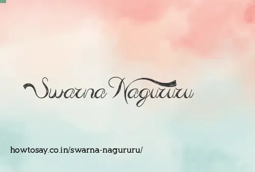 Swarna Nagururu