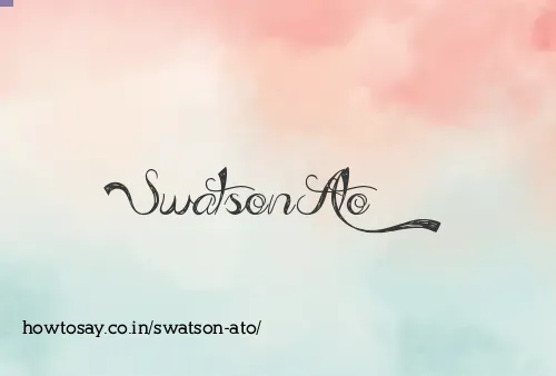 Swatson Ato