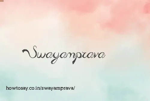 Swayamprava