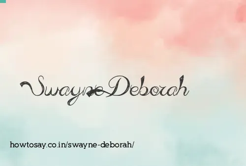 Swayne Deborah