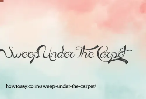 Sweep Under The Carpet