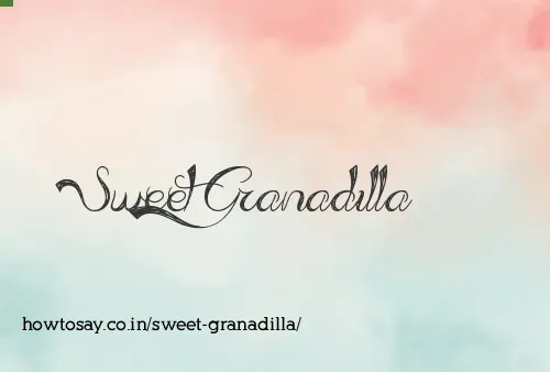 Sweet Granadilla