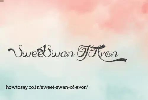 Sweet Swan Of Avon