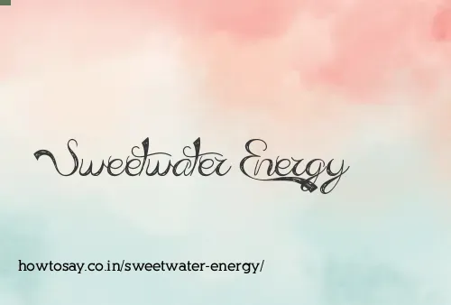 Sweetwater Energy