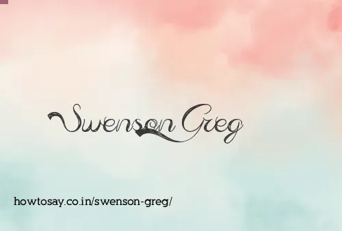 Swenson Greg