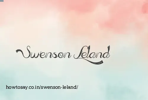 Swenson Leland