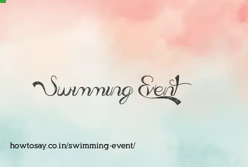 Swimming Event