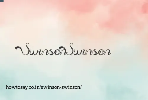 Swinson Swinson