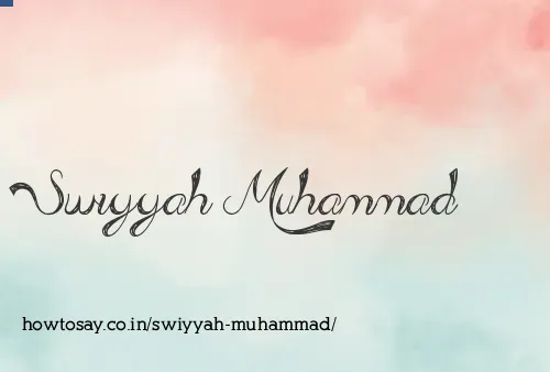 Swiyyah Muhammad