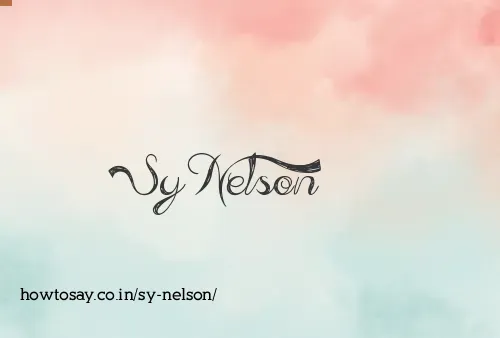 Sy Nelson