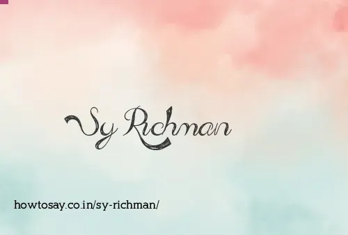 Sy Richman