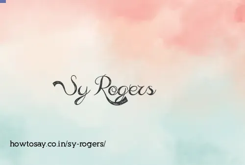 Sy Rogers