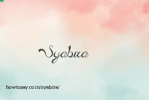 Syabira