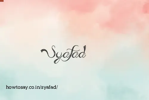 Syafad
