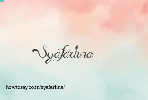 Syafarlina